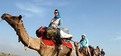 Jahanje kamel v puščavi, Rajastan