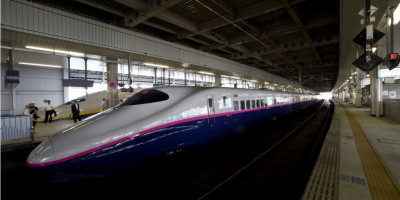 Japonski hitri vlak - Shinkasen (foto: I. Bončina)